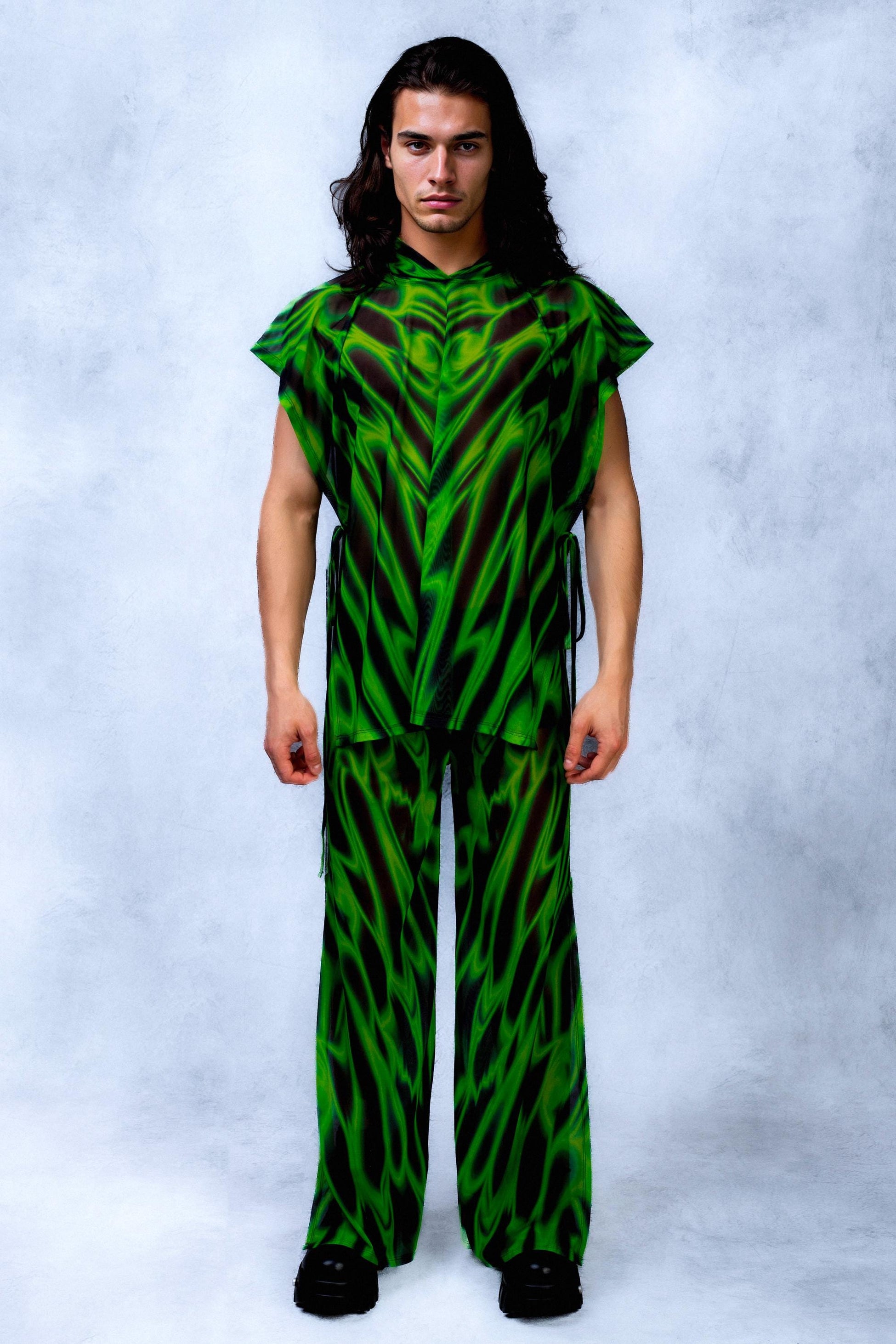 Toxic Brat Mesh Male Split Pants 2