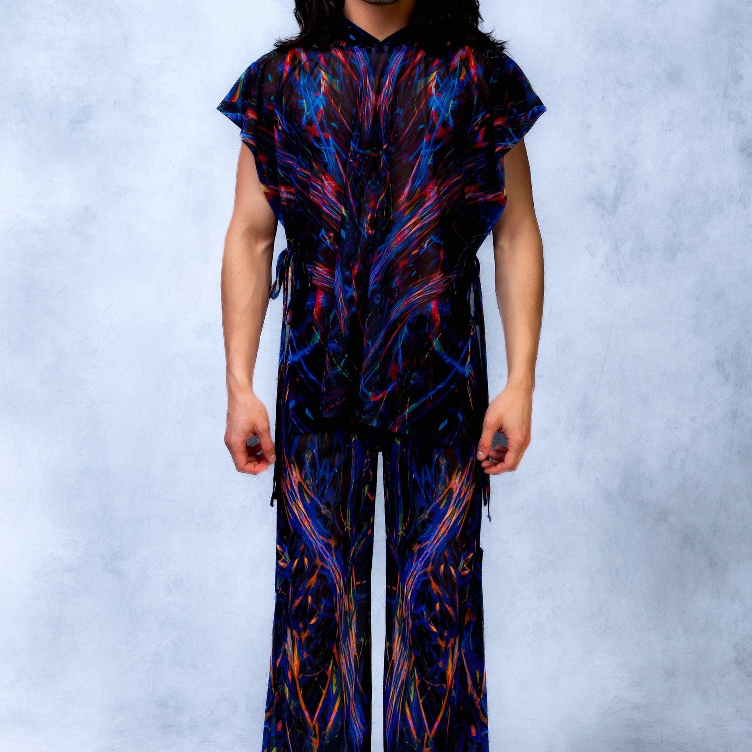 Ultrahot	Male Hooded Split Set Mesh