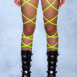 Emerald Viper Leg Wraps