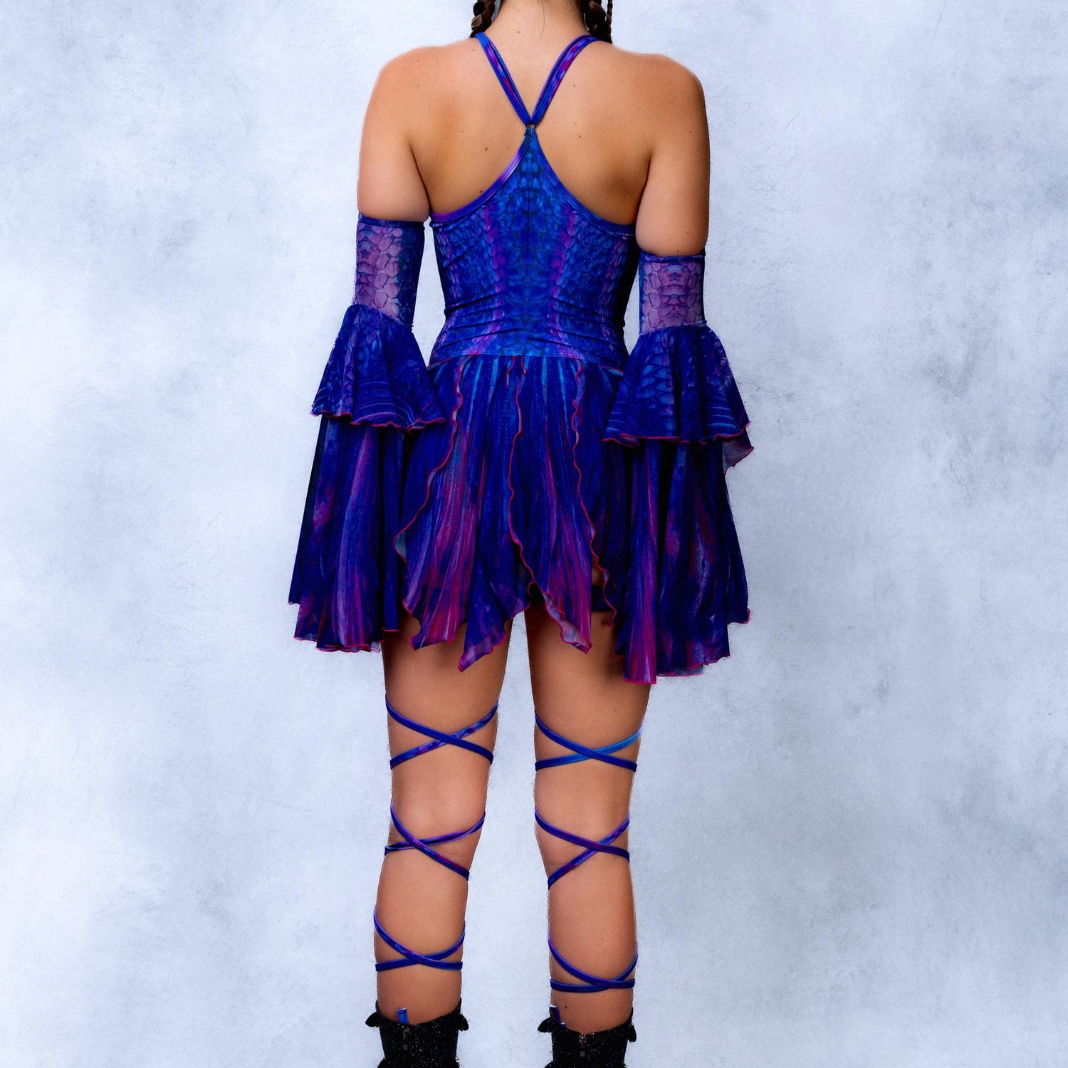 Women Full Scale Splash Fairy Bodysuit