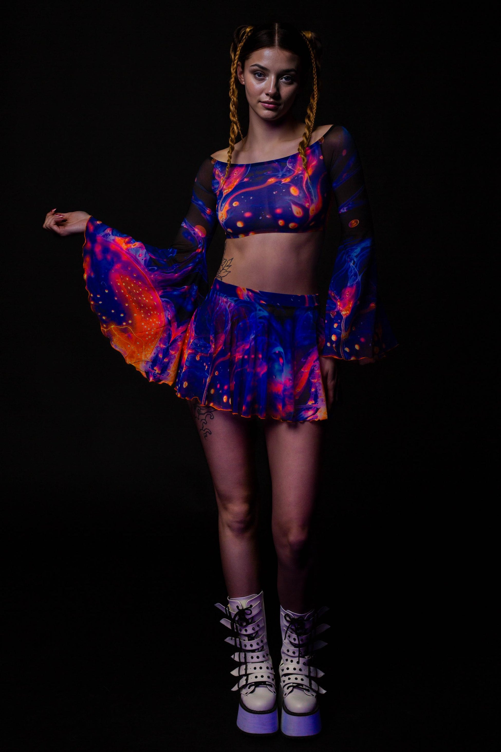 Aquatic Dance Mini Cloche Skirt Set 2