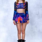 Aquatic Dance Mini Cloche Skirt