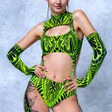 Neuron Overload Chaps Leotard