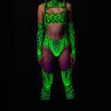 Neuron Overload Chaps Leotard