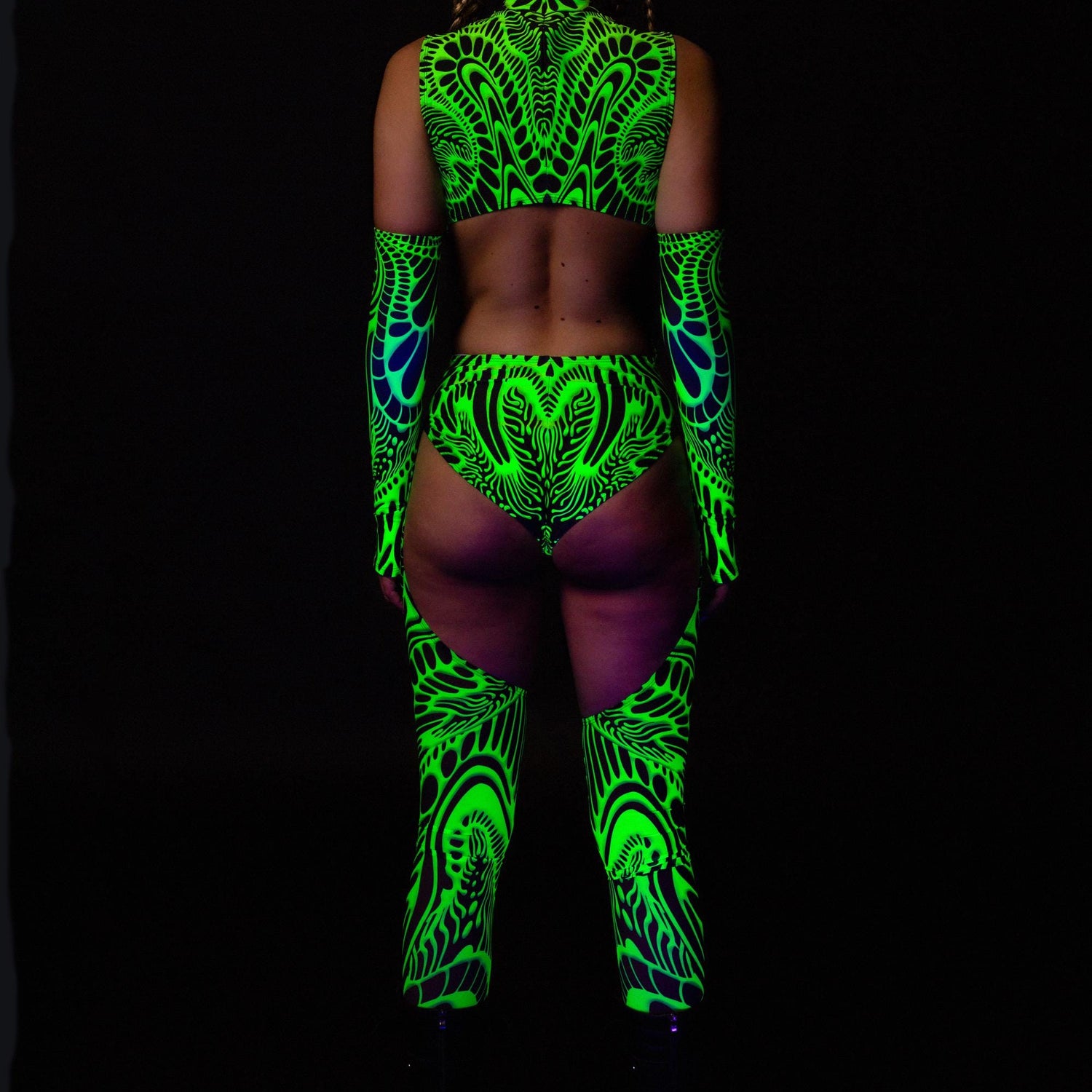 Neuron Overload Chaps Leotard 6