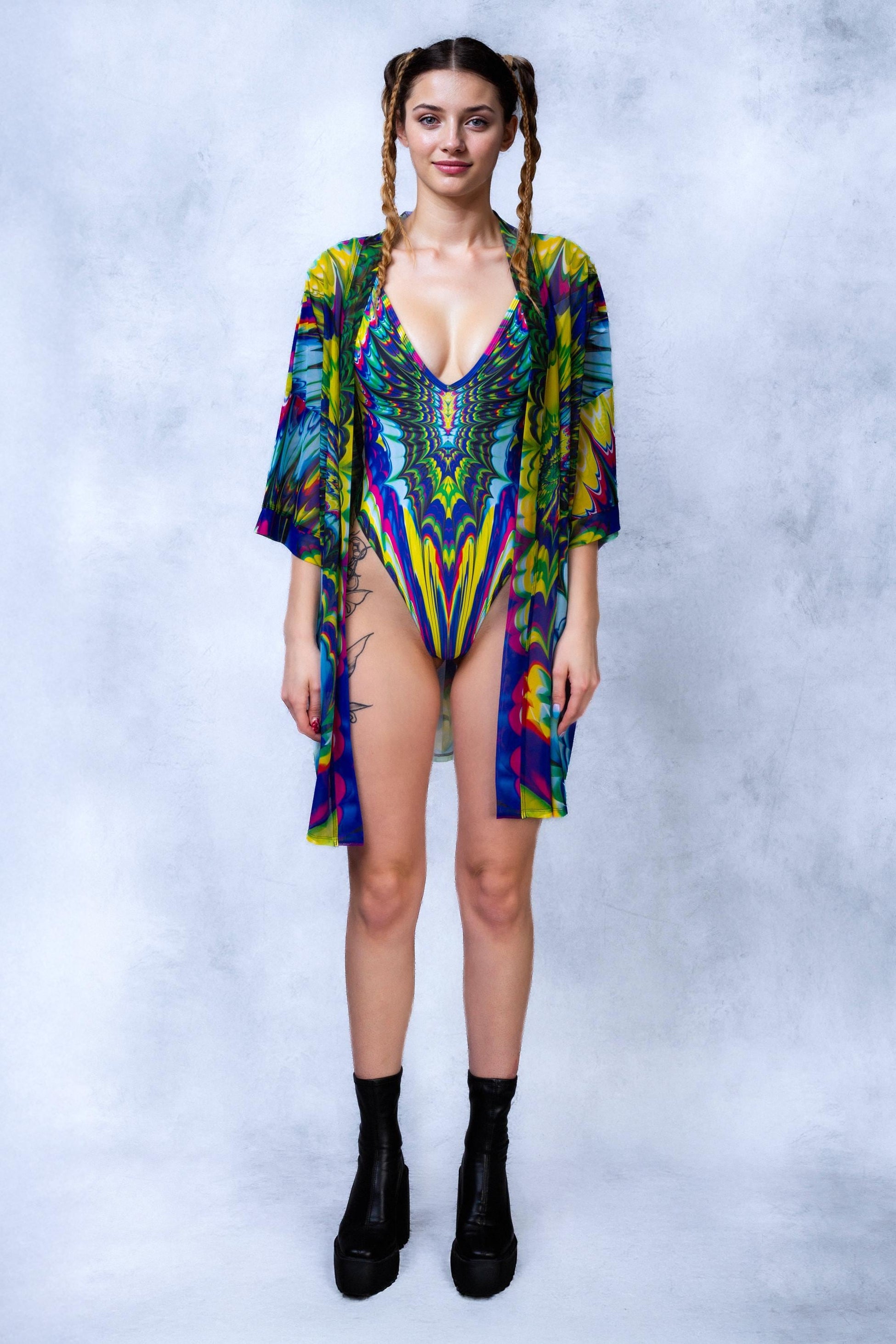 Sentient Glow V-neck Bodysuit 2