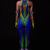 Li Zard Criss-Cross Jumpsuit