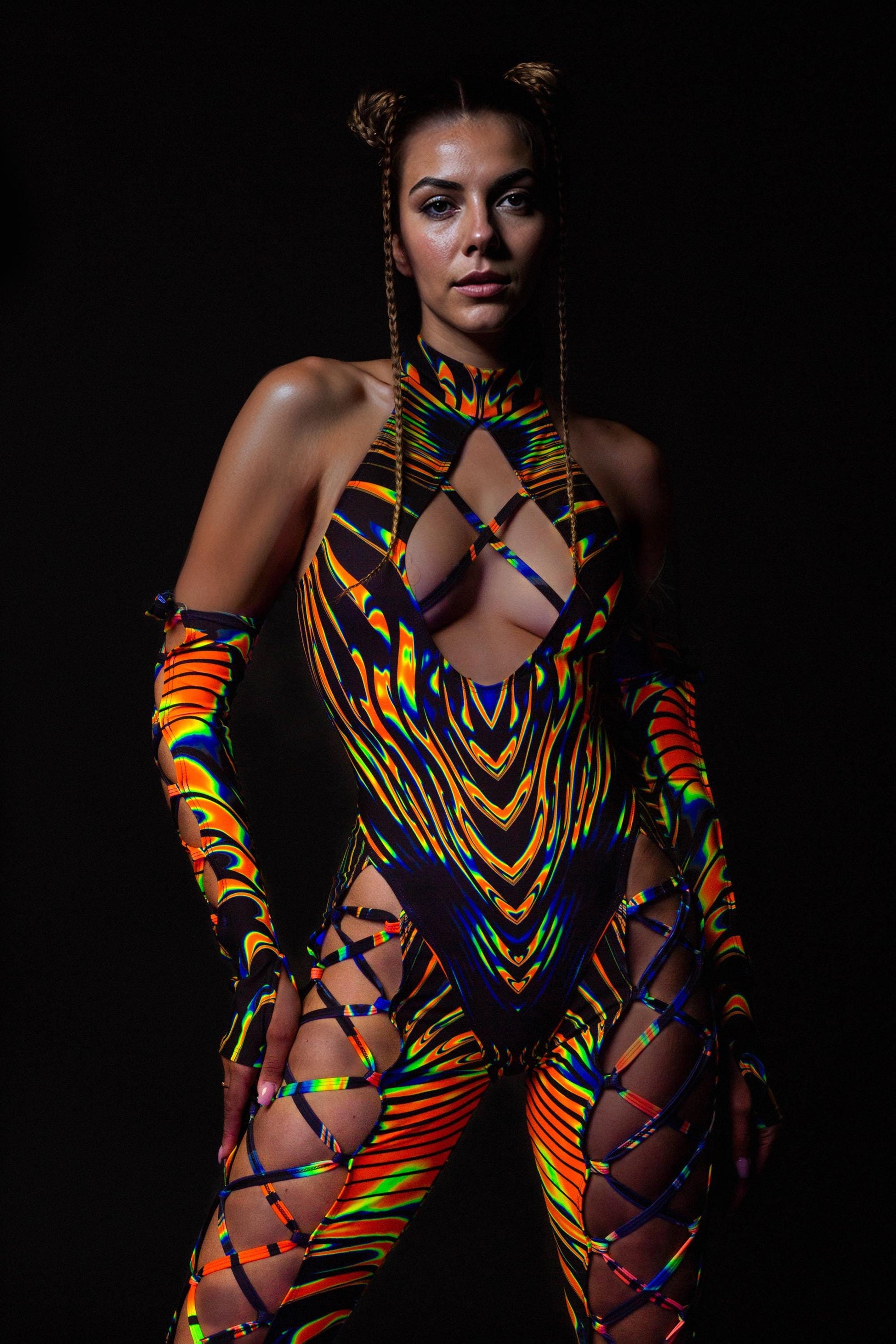 Photon Particle Criss-Cross Jumpsuit 2