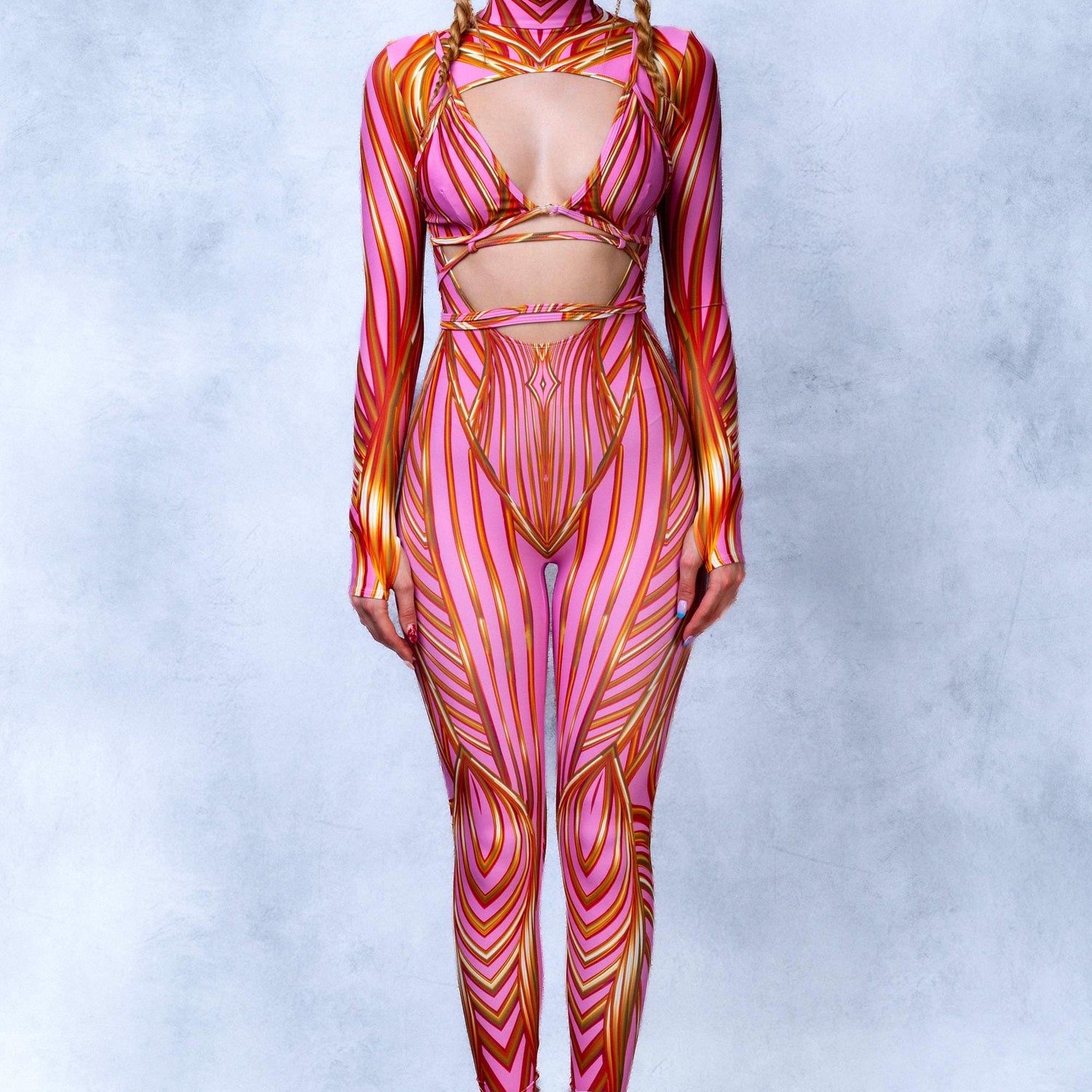 Pinkatorium Open-Heart Costume Pink