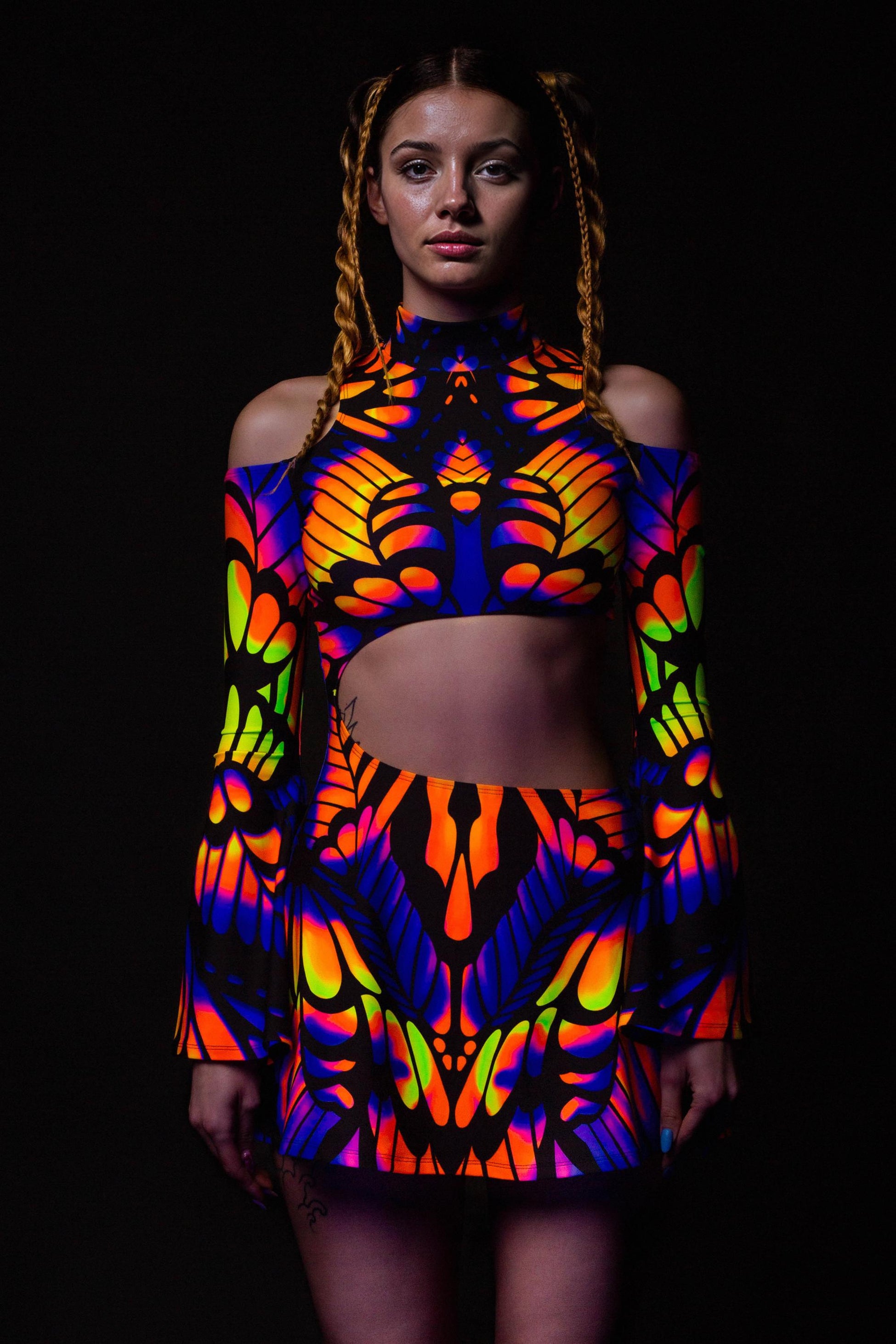 Quiver Sunset Bell Sleeve Dress 2
