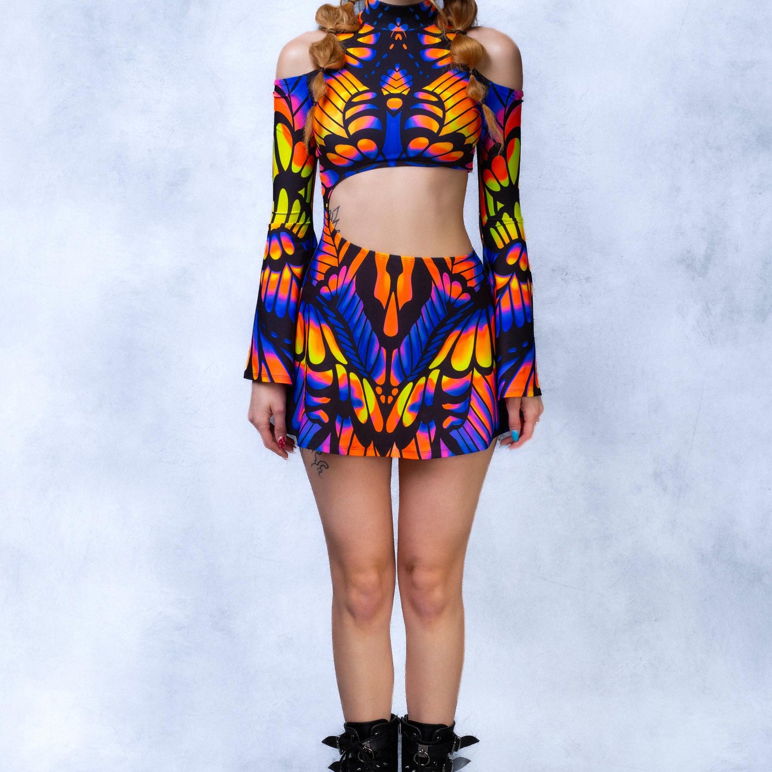 Quiver Sunset Bell Sleeve Dress 6
