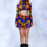 Quiver Sunset Bell Sleeve Dress