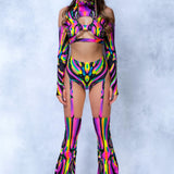 True Fluidity Flared Bikini Chaps