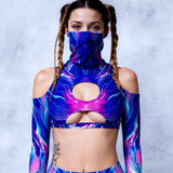 Typhoonoid Cold Shoulder Top