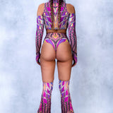 Dripglass Flared Bikini Chaps