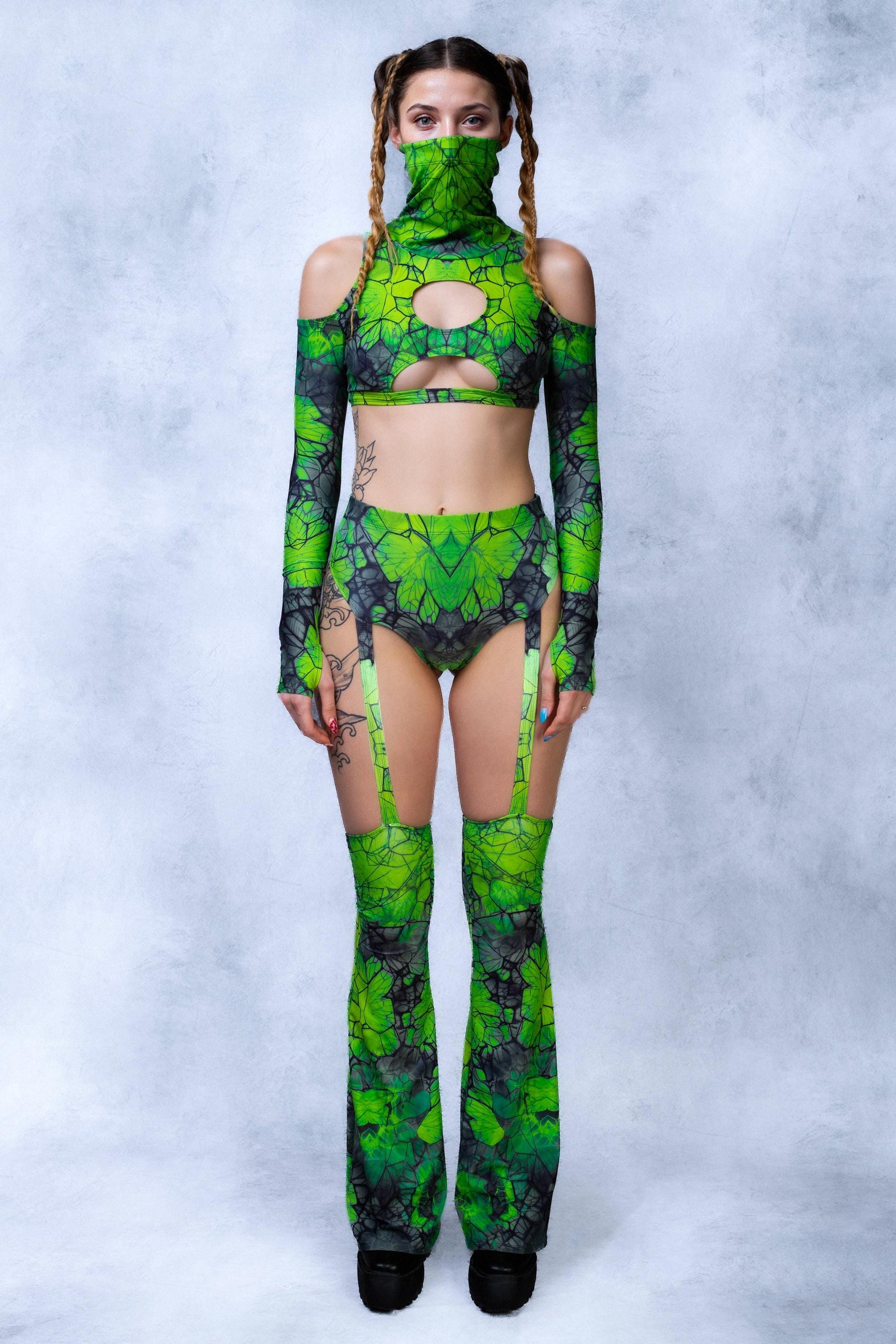 Uranium Wasted Cold Shoulder Top 2