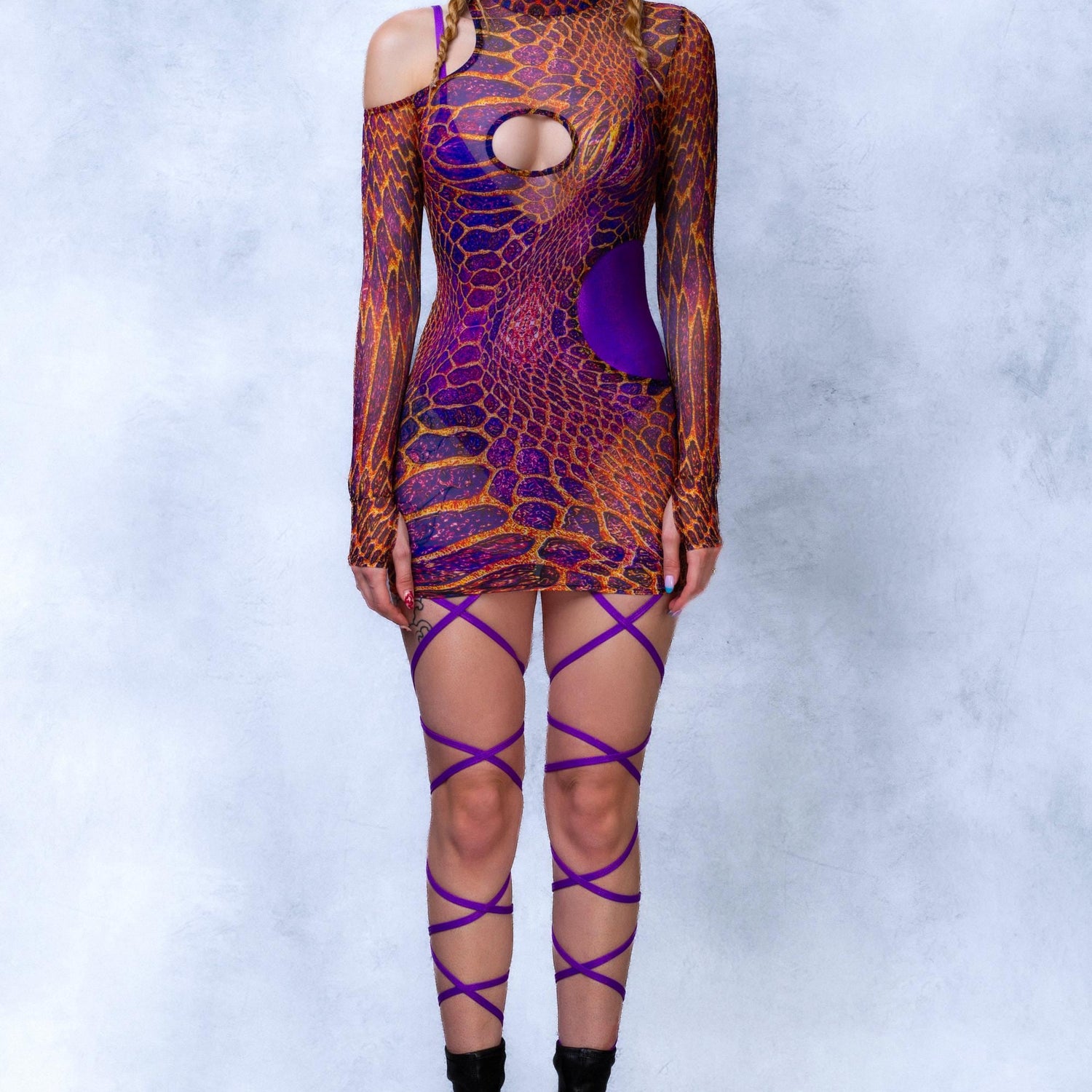 Rosy Viper Blink Roundcut Set Purple