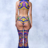 Eyeball It Backless Chaps Bodysuit