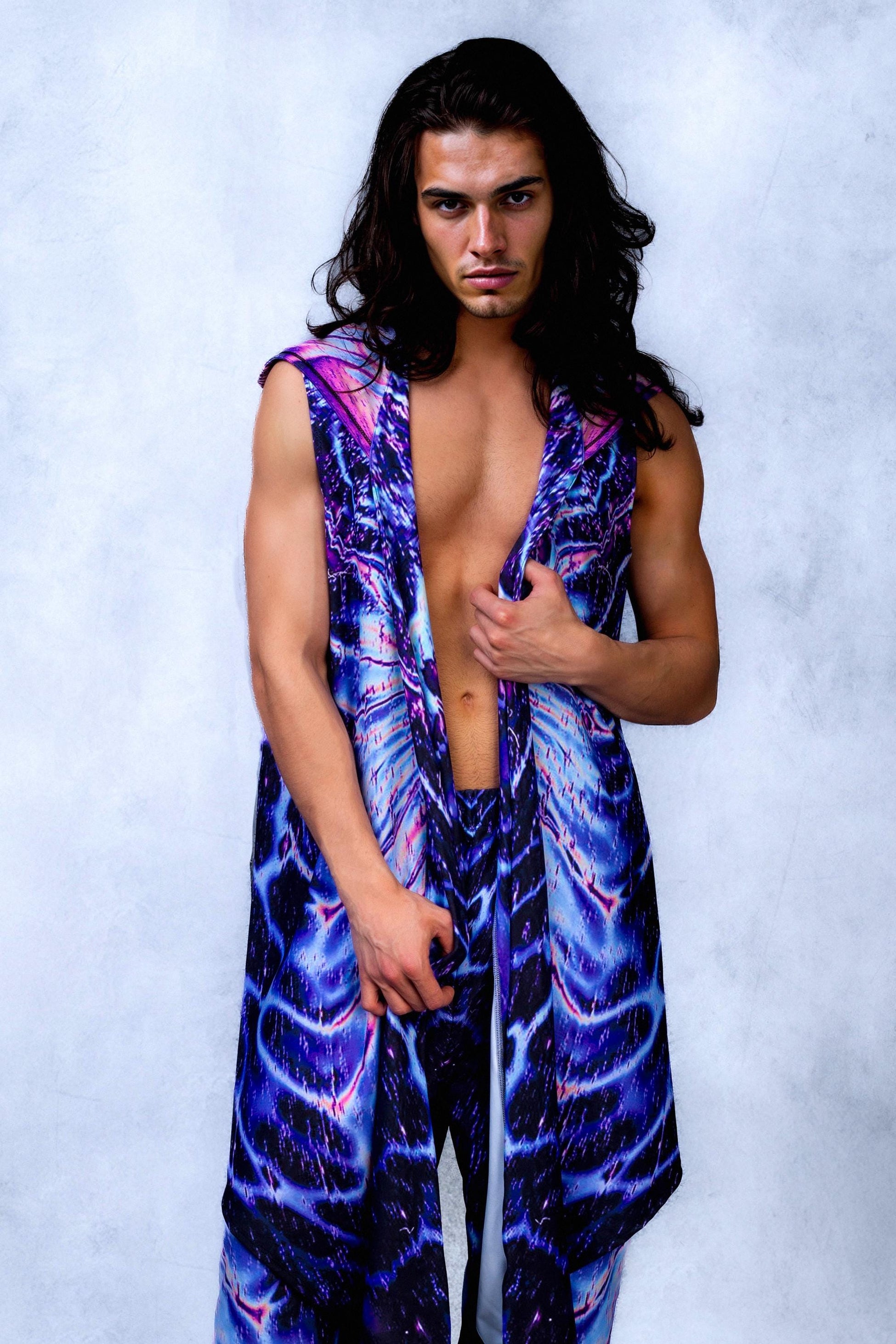 Deep Sea Phantom Male Hooded Vest 2