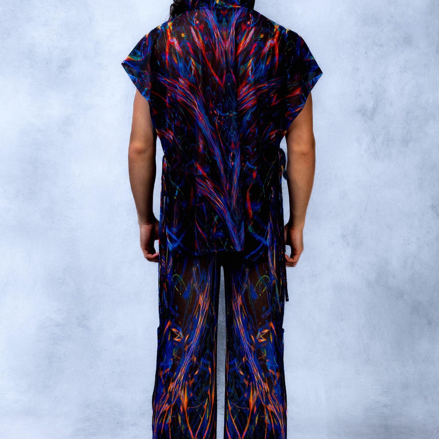 Men Ultrahot	Mesh Male Split Pants