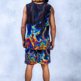 Liquiform Muscle Shorts Hooded Set