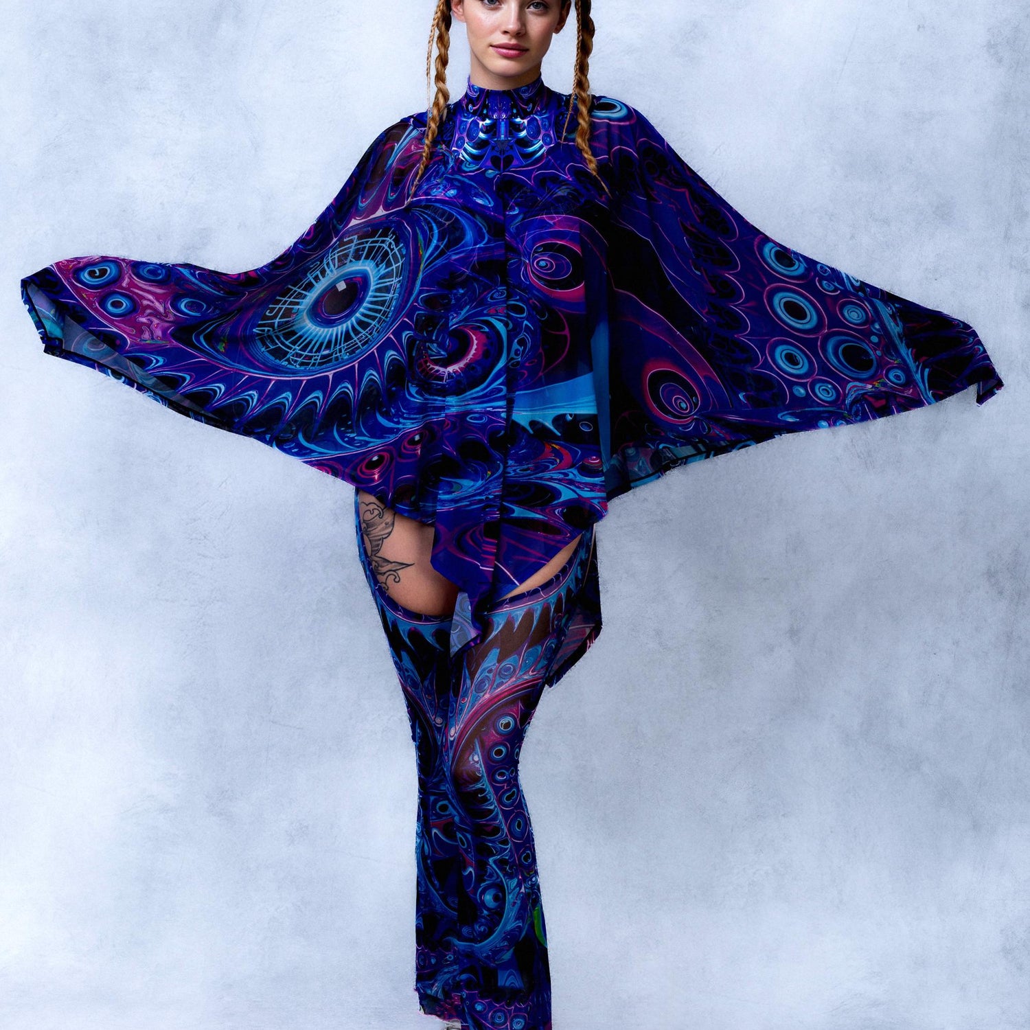 Women I Spy Rave Mantle Chaps Set