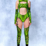 Neuron Overload Chaps Leotard