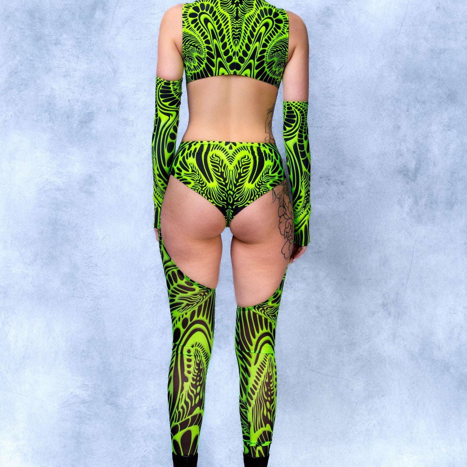 Neuron Overload Chaps Leotard Festival