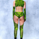 Neuron Overload Chaps Leotard