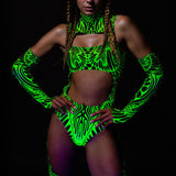 Neuron Overload Chaps Leotard