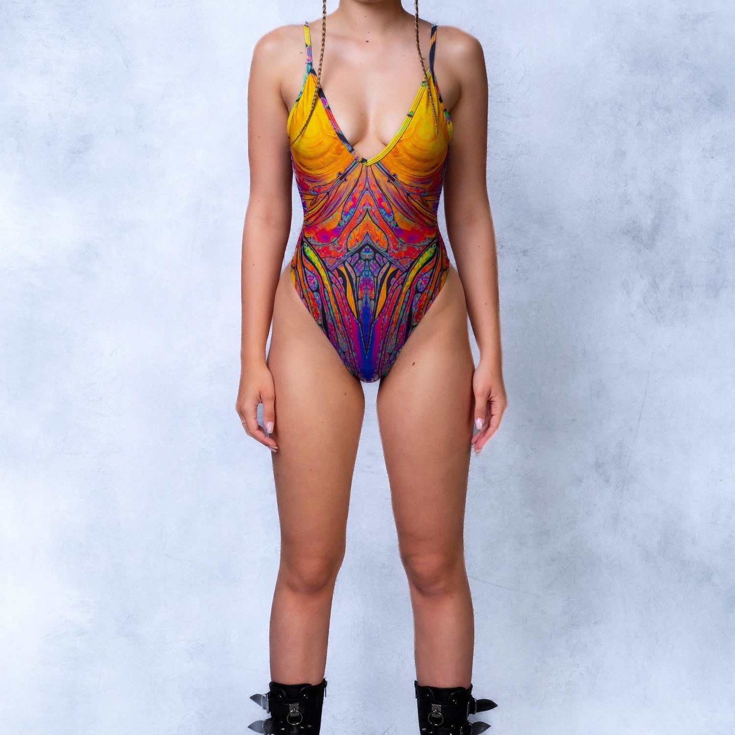 Spring to Action Rave Robe Lycra, Mesh