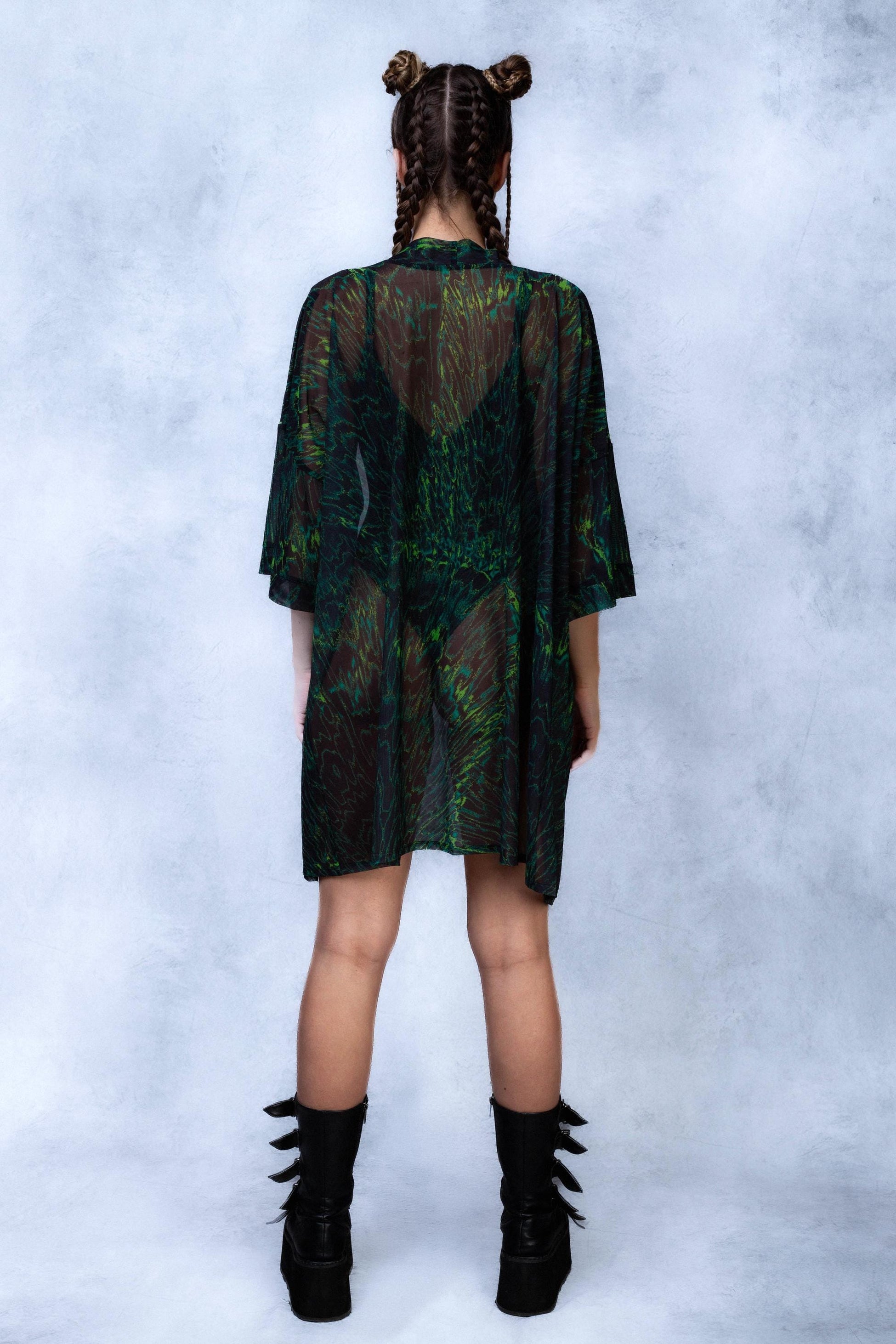 Green Empusa Rave Robe 2