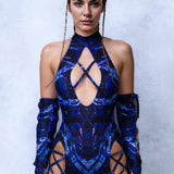 False Dawn Criss-Cross Jumpsuit
