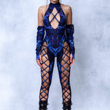 False Dawn Criss-Cross Jumpsuit