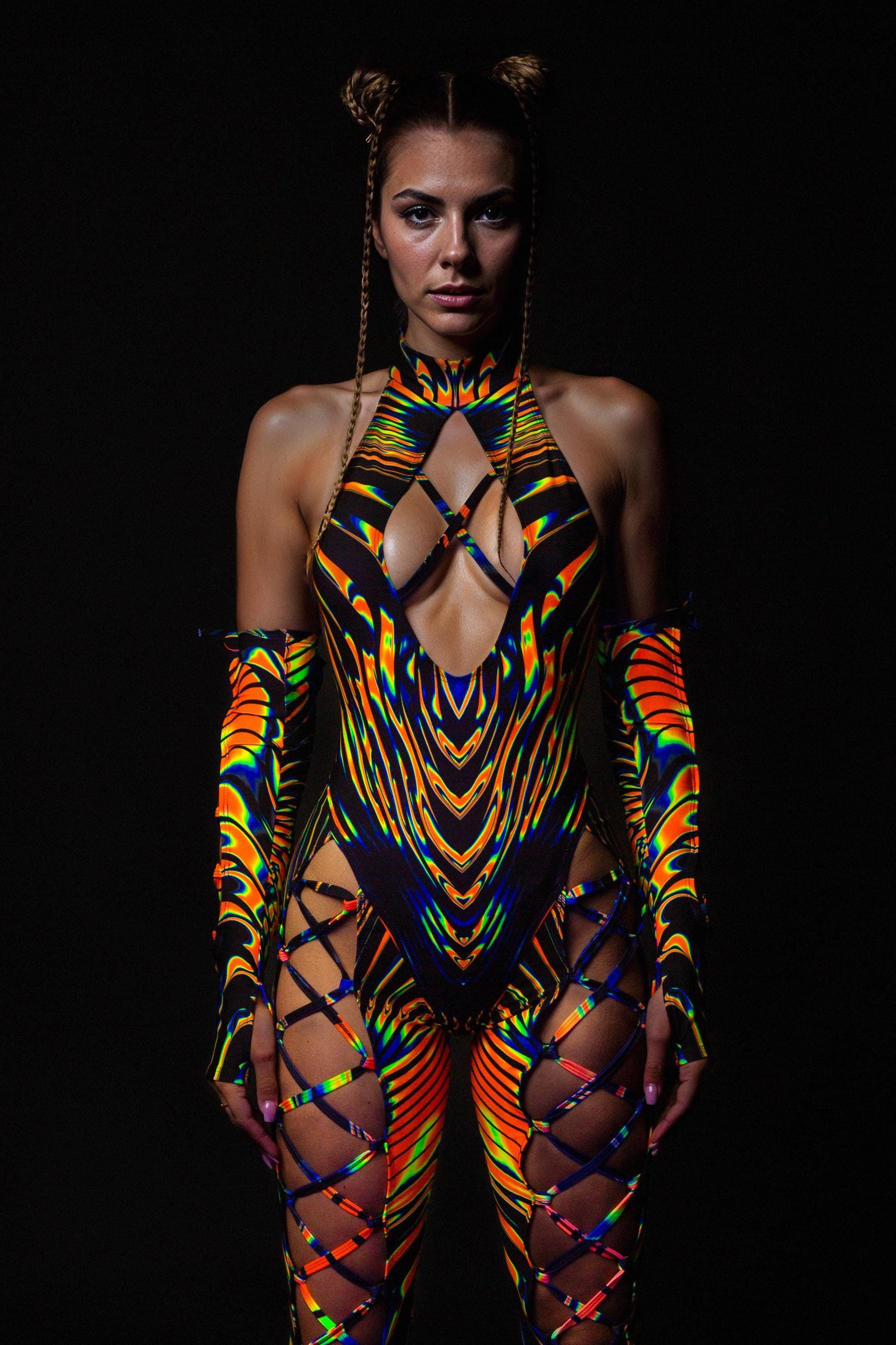 Photon Particle Criss-Cross Jumpsuit 1