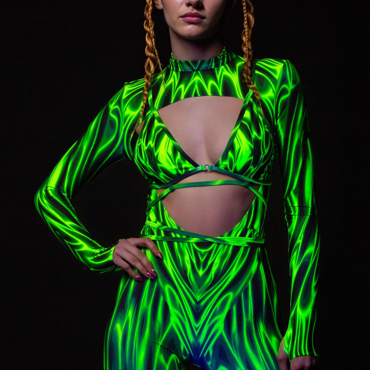 Toxic Brat Open-Heart Costume