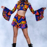 Quiver Sunset Bell Sleeve Dress