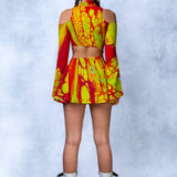 Flow Motion Bell Sleeve Dress