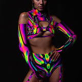 True Fluidity Flared Bikini Chaps