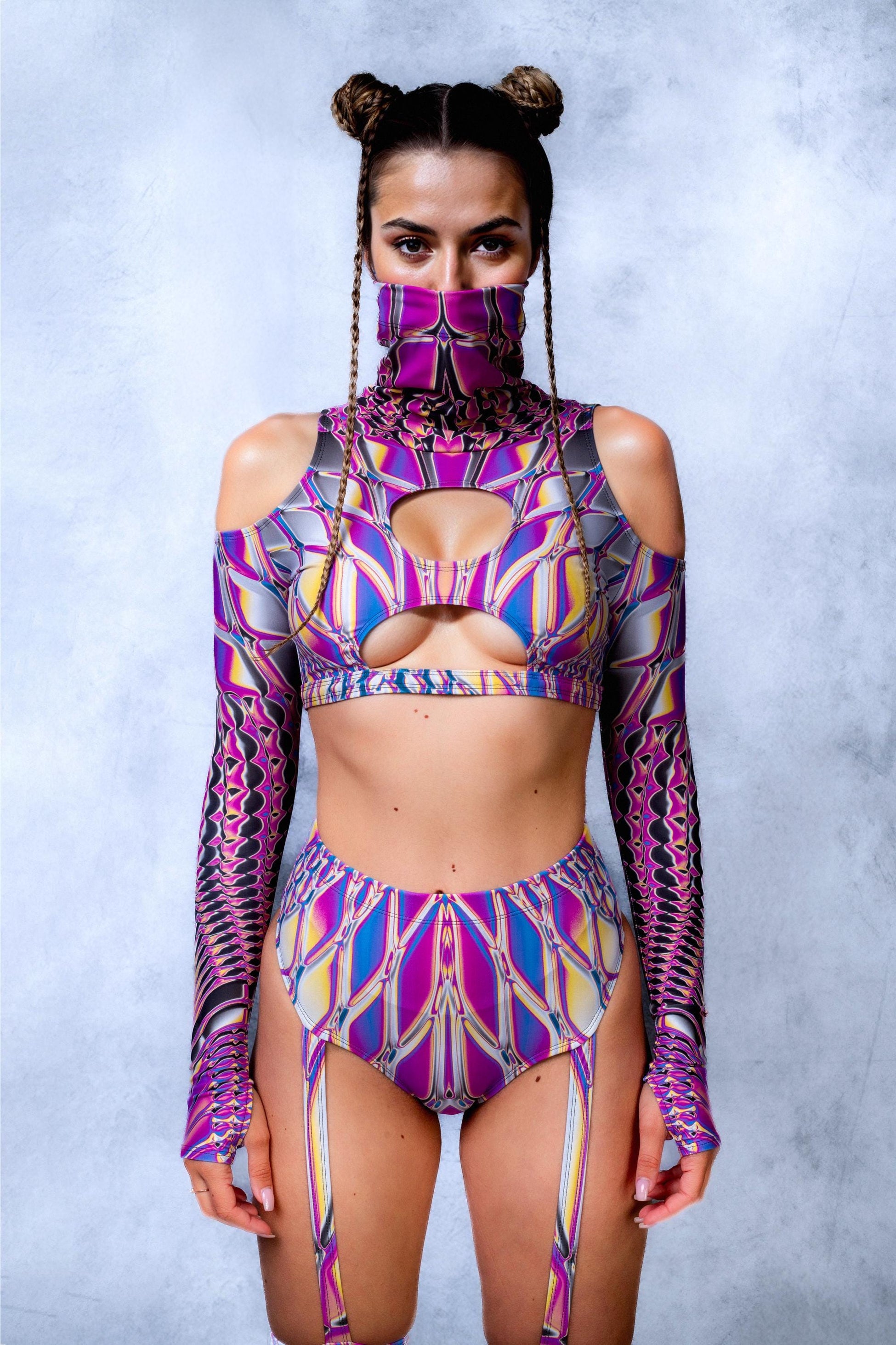 Dripglass Flared Bikini Chaps 1
