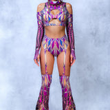 Dripglass Cold Shoulder Top