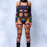 Higgs Particle Cutout Bodysuit