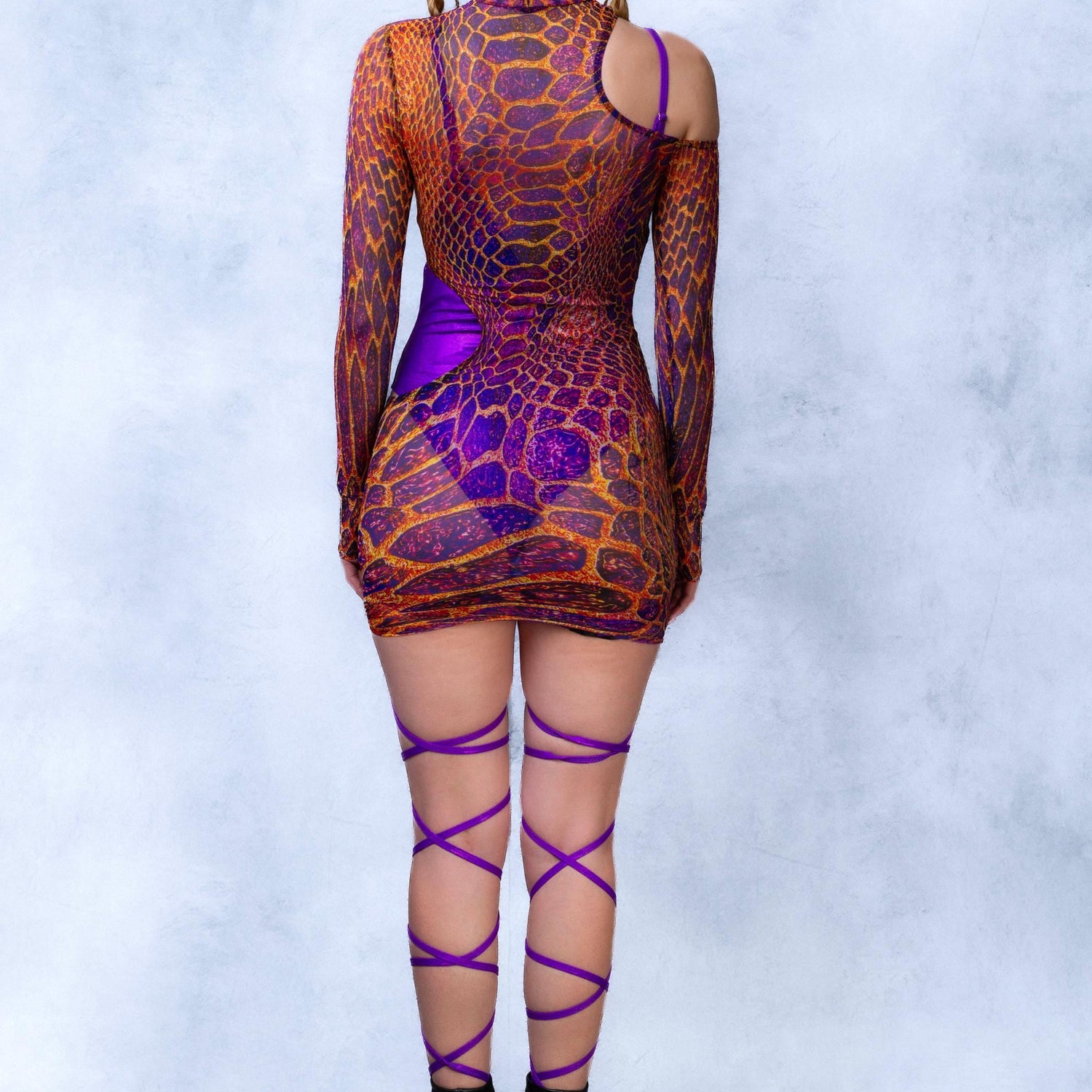 Rosy Viper Blink V-neck Bodysuit Festival