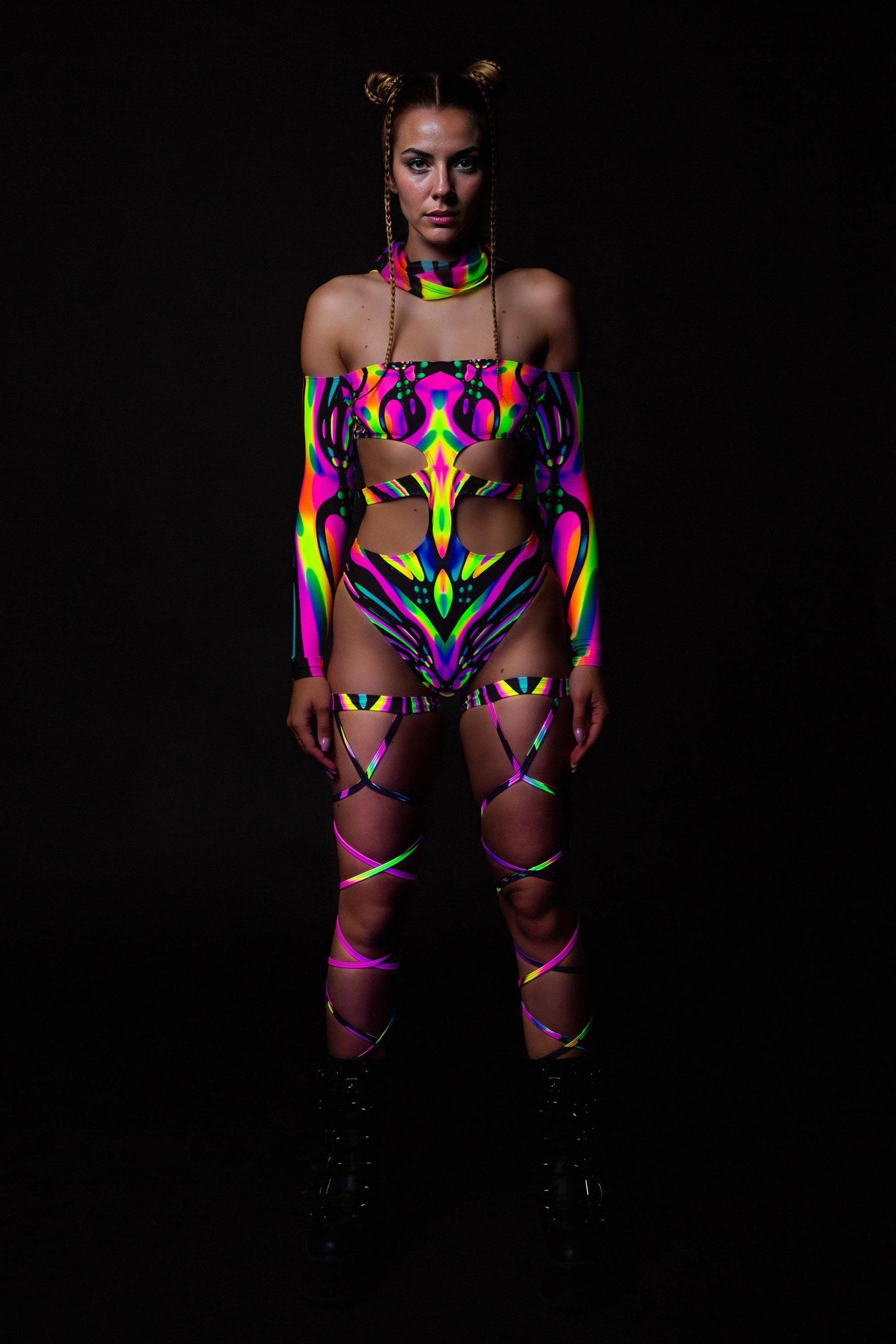 True Fluidity Rave Hood 2
