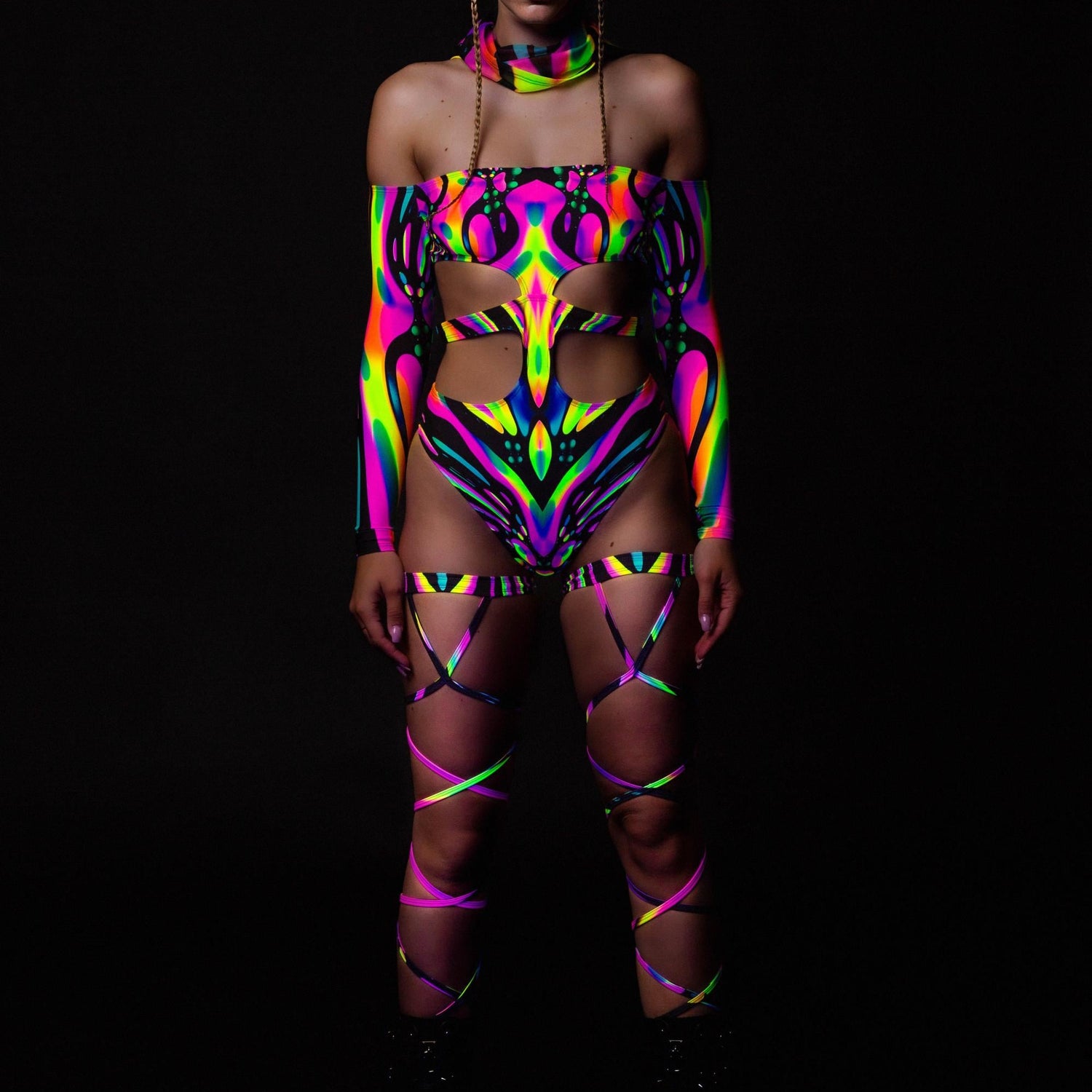 True Fluidity Leg Wraps Pink
