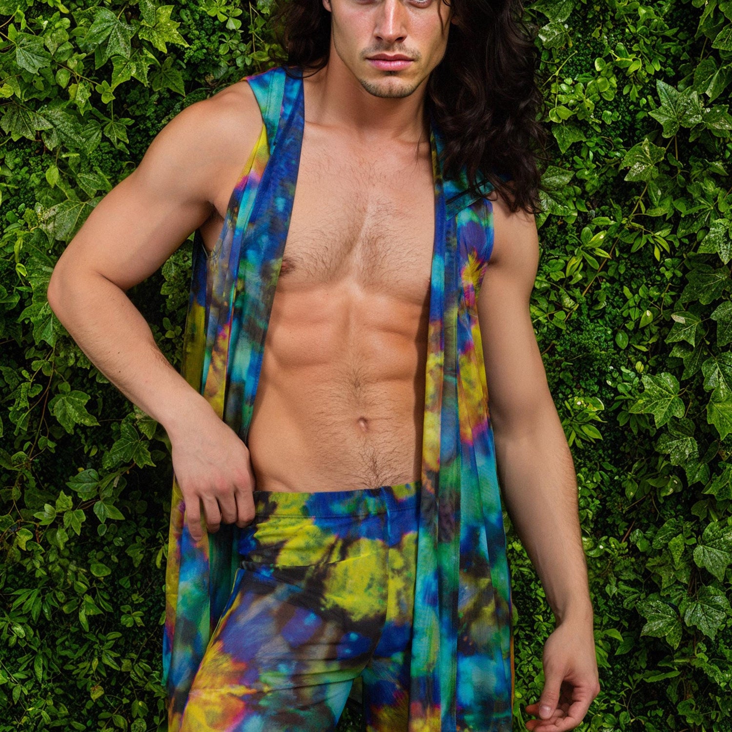 Mindful Spirit Mesh Male Vest Set