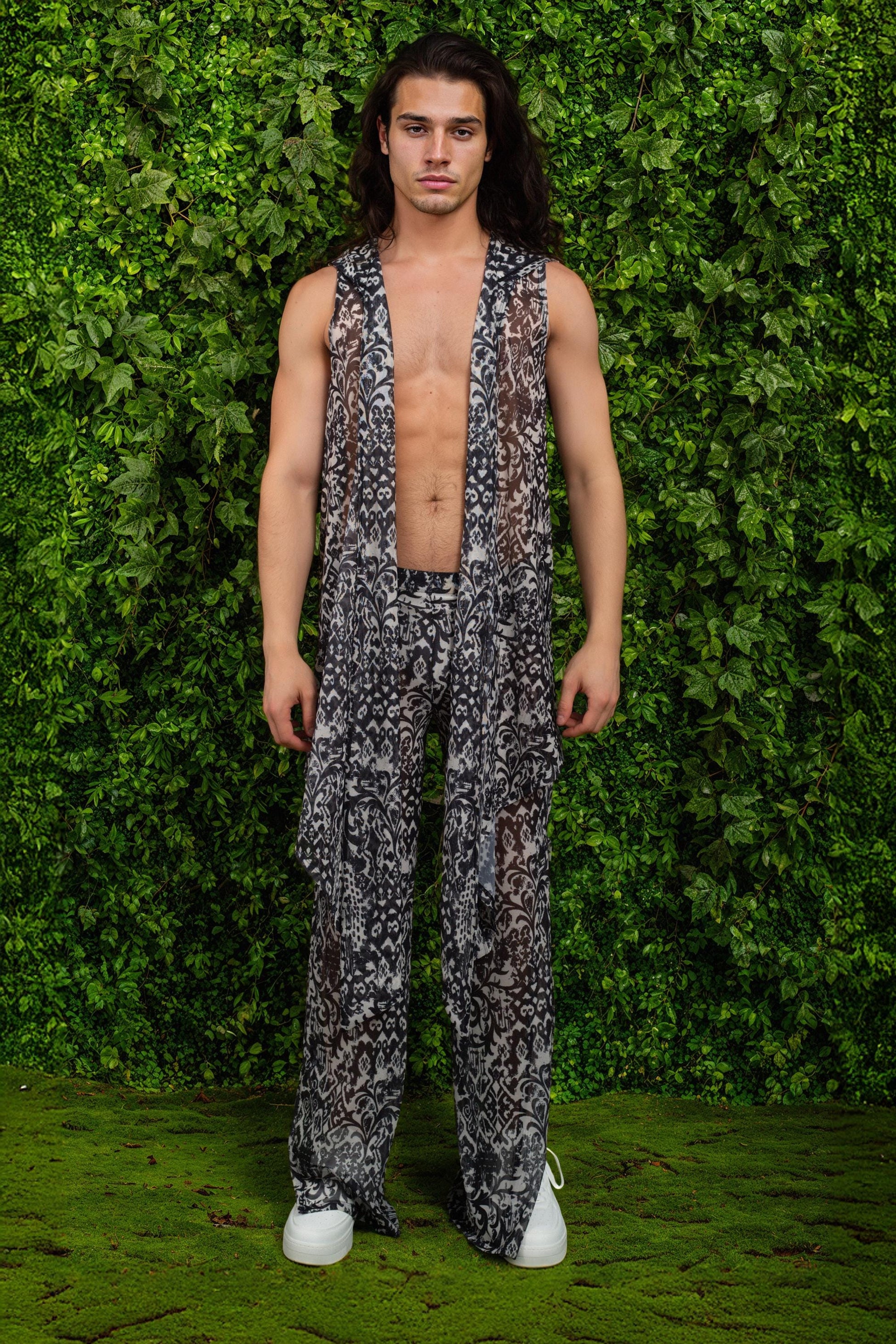 Inner Peace Mesh Male Hooded Vest 2