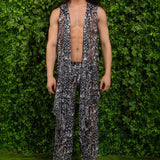 Inner Peace Mesh Male Split Pants