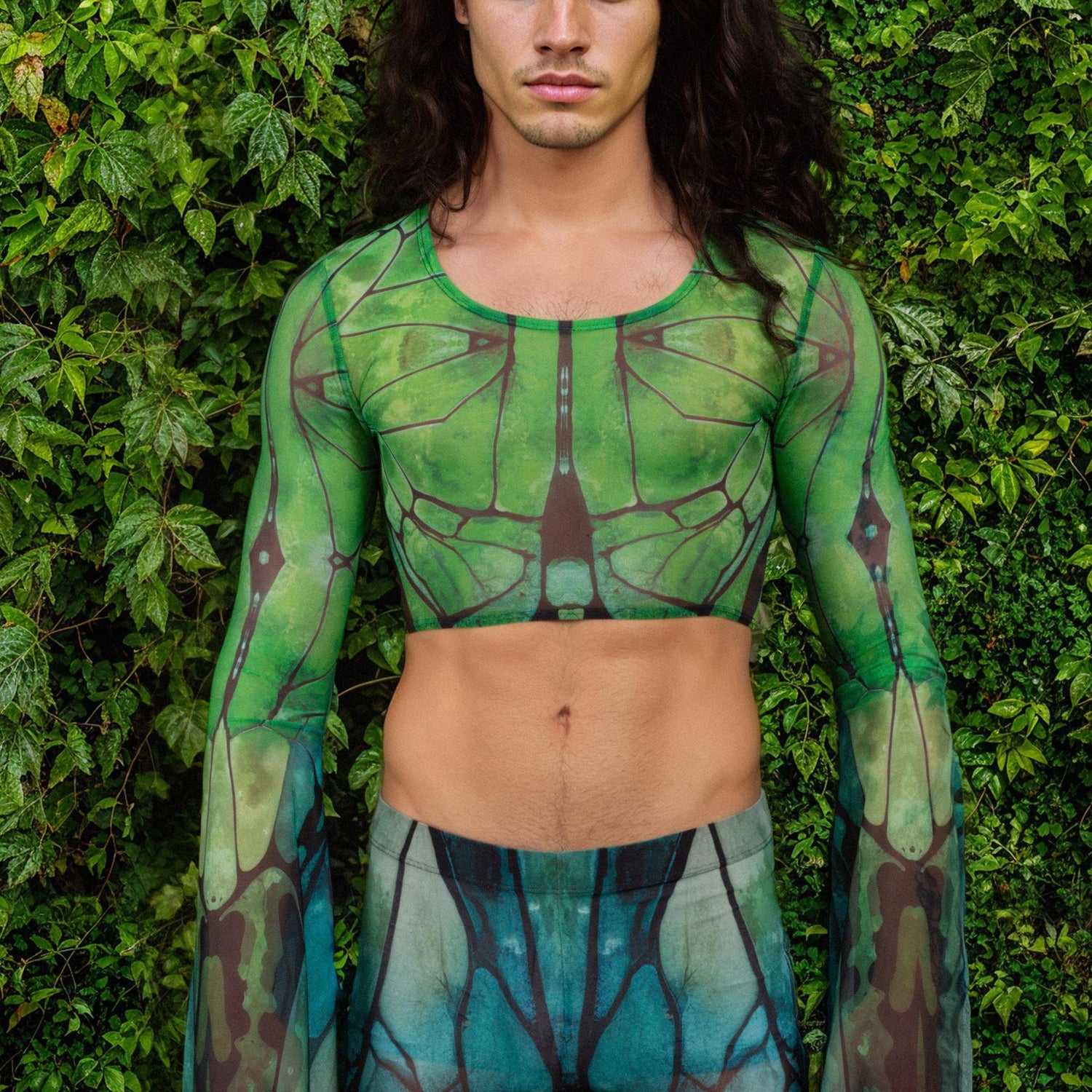 Luna Glide Mesh Male Flared Set Festival