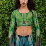 Luna Glide Mesh Male Flared Set
